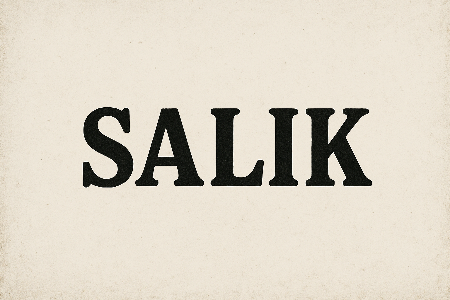 Salik